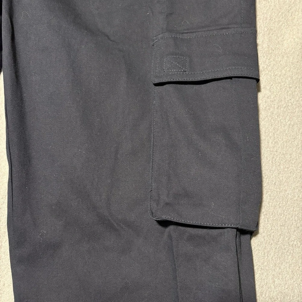 Mens Cargo Joggers 32x32 Navy Blue 4-Way Stretch Flex Comfort Drawstring NEW